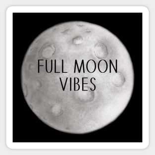 Full Moon Vibes Sticker